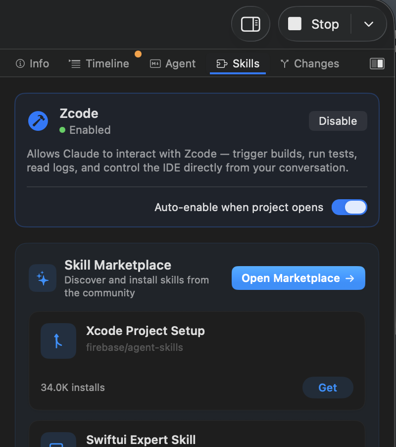 One Click Skill installation